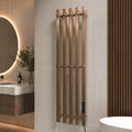 Modern Bathroom Electric Towel Rack - 5-Bar Wall Mounted Smart LED Control Hidden Wire Design 30-70°C