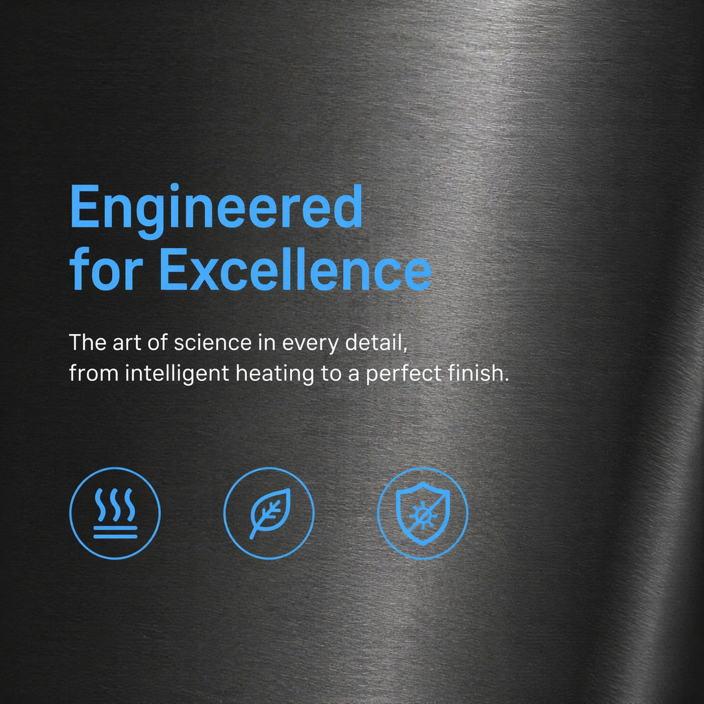 Modern Wall-Mounted Smart Electric Heated Towel Rail - Vertical 4-Bar Design Gun Grey LCD Touch Control